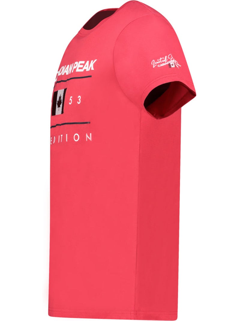 T-shirt stampata jezoleak – canadian peak Rosso - Kiabi