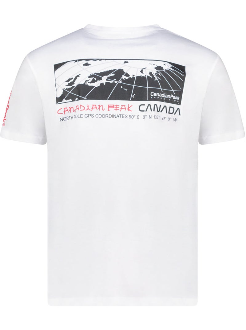 T-shirt stampata jholmeak – canadian peak Bianco - Kiabi