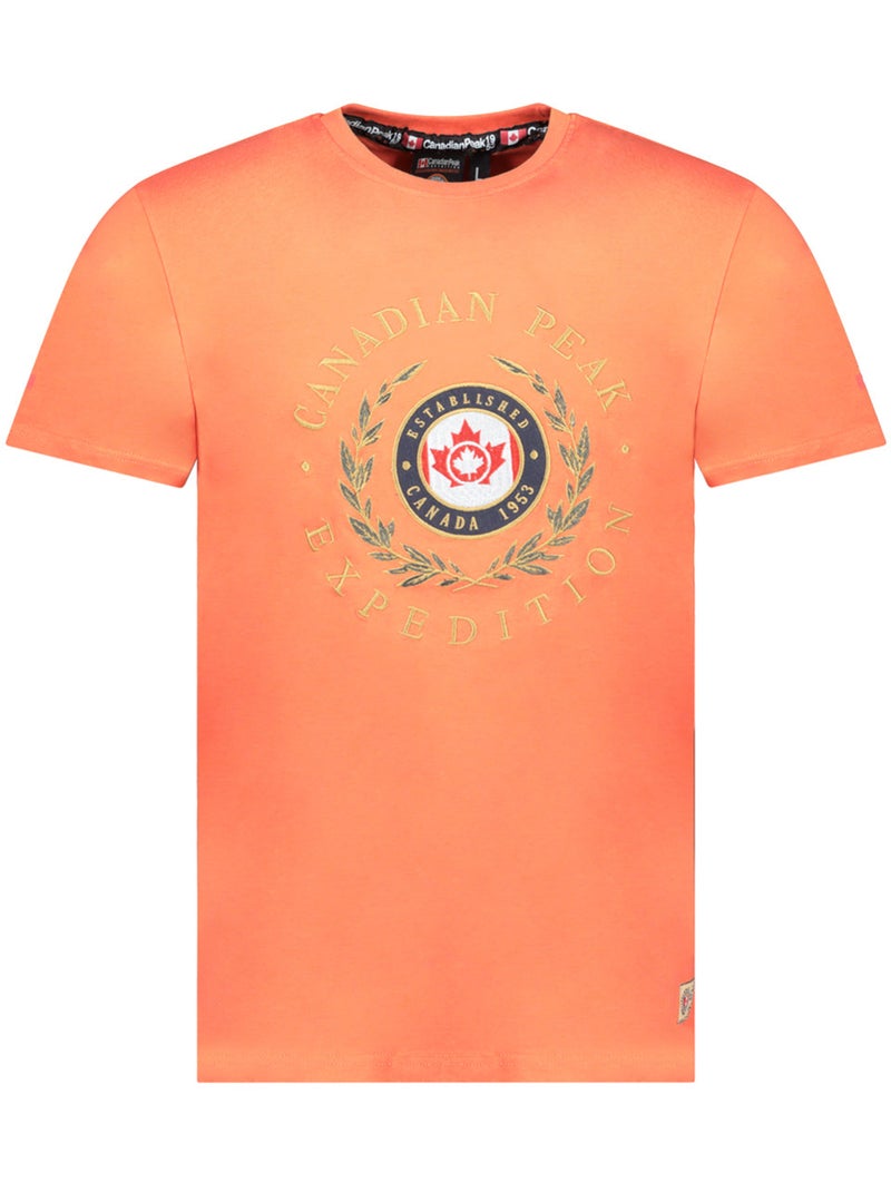 T-shirt stampata jigereak – canadian peak Corallo - Kiabi