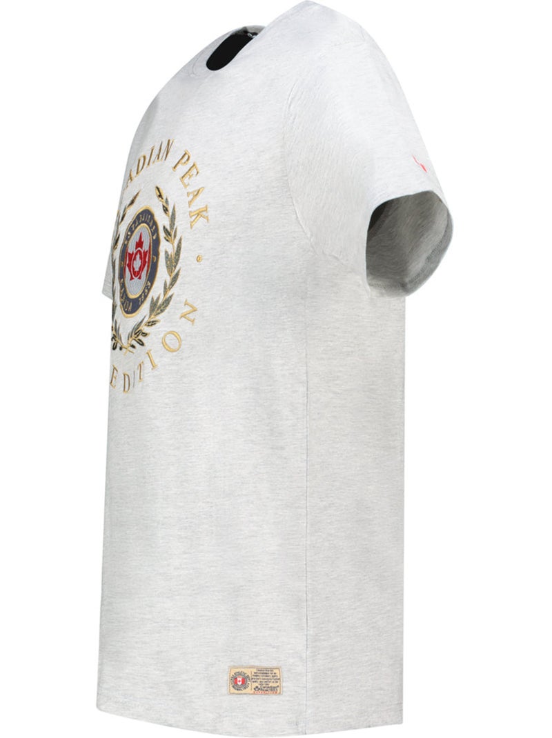 T-shirt stampata jigereak – canadian peak Grigio chiaro - Kiabi