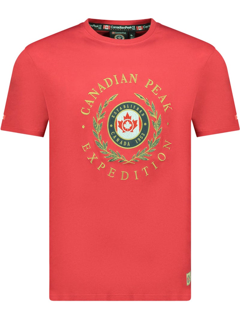 T-shirt stampata jigereak – canadian peak Rosso - Kiabi