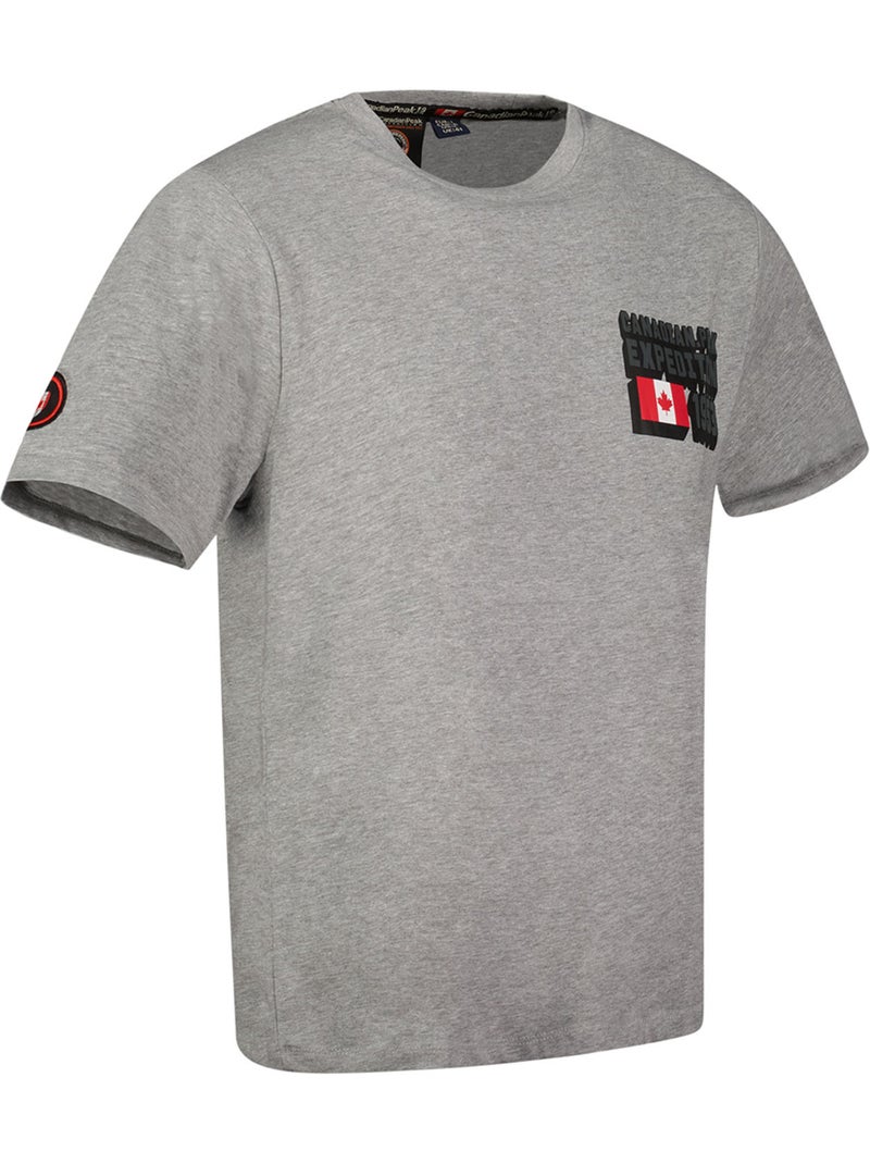 T-shirt stampata jistereak – canadian peak Grigio chiaro - Kiabi