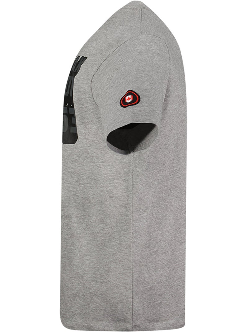 T-shirt stampata jistereak – canadian peak Grigio chiaro - Kiabi