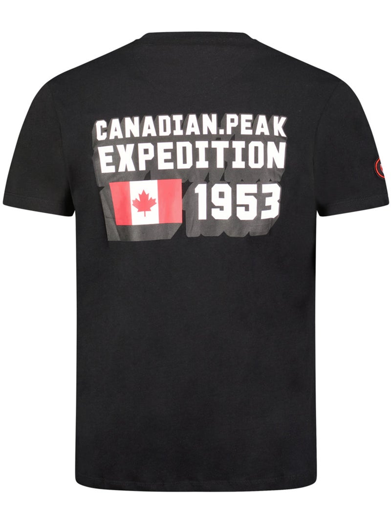 T-shirt stampata jistereak – canadian peak Nero - Kiabi