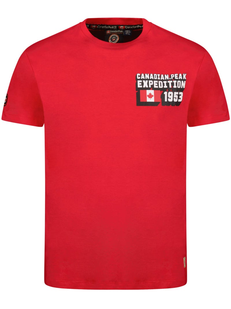 T-shirt stampata jistereak – canadian peak Rosso - Kiabi