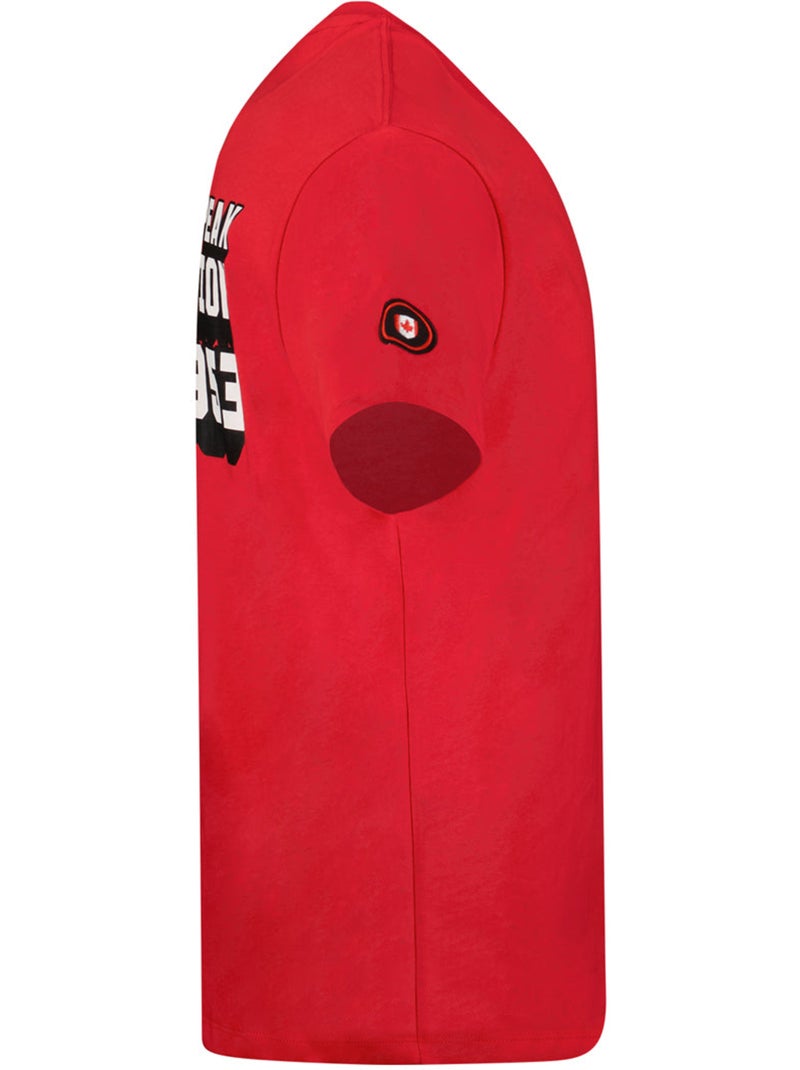 T-shirt stampata jistereak – canadian peak Rosso - Kiabi