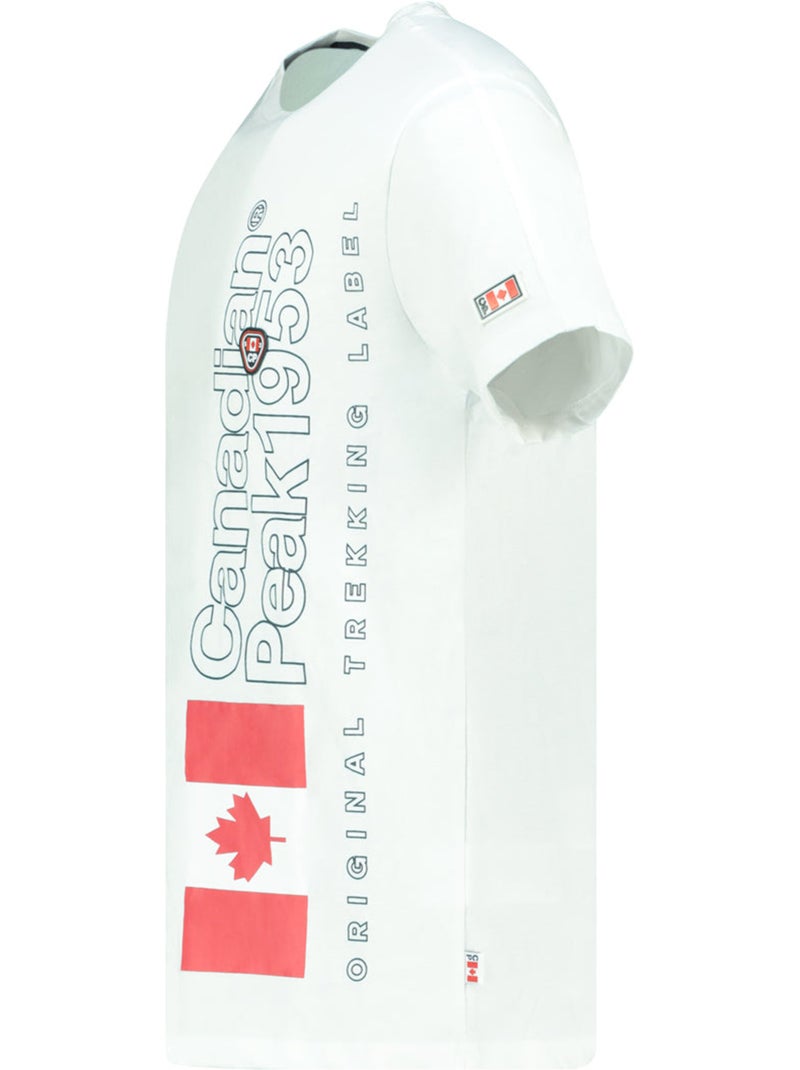 T-shirt stampata jogoeak – canadian peak Bianco - Kiabi