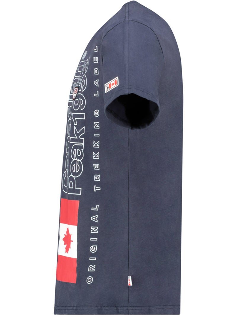 T-shirt stampata jogoeak – canadian peak Blu marino - Kiabi