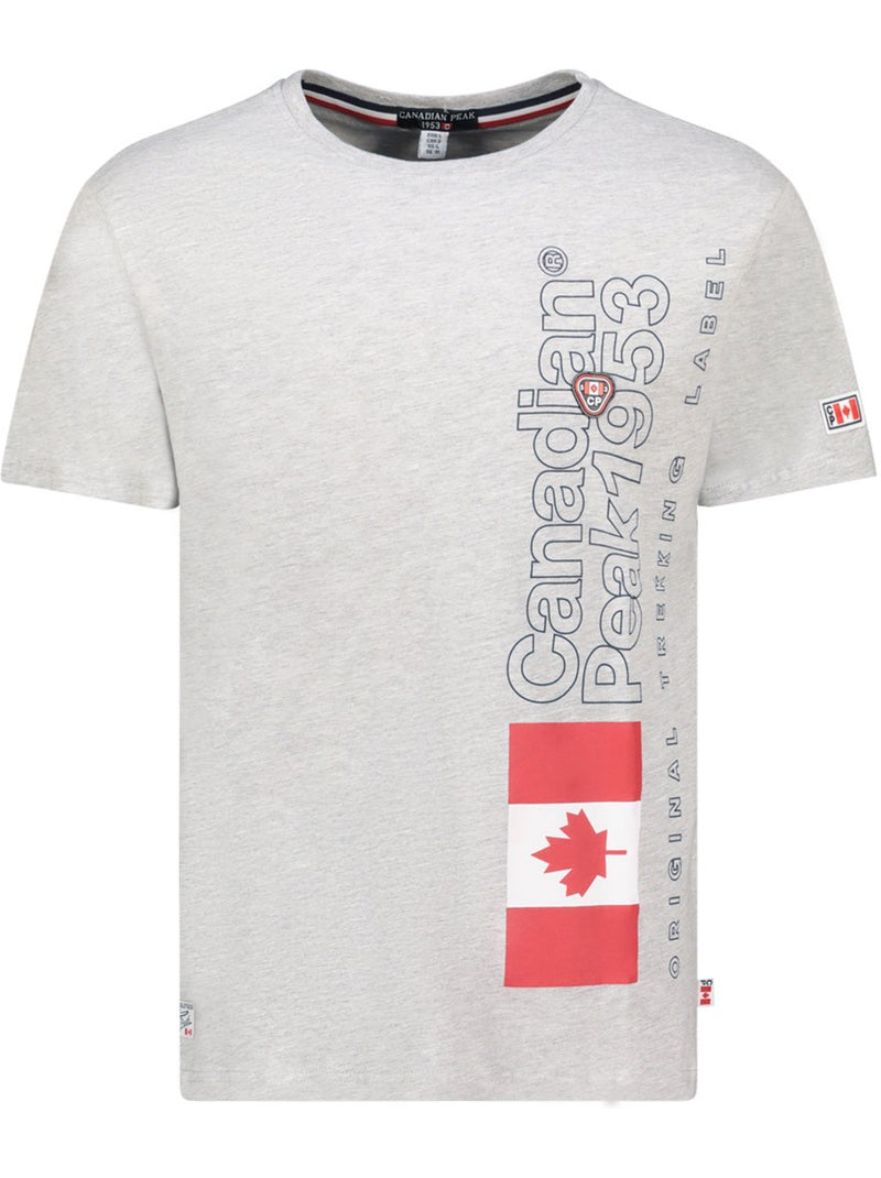 T-shirt stampata jogoeak – canadian peak Grigio chiaro - Kiabi