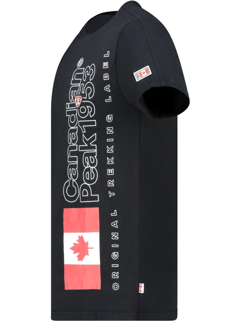 T-shirt stampata jogoeak – canadian peak Nero - Kiabi
