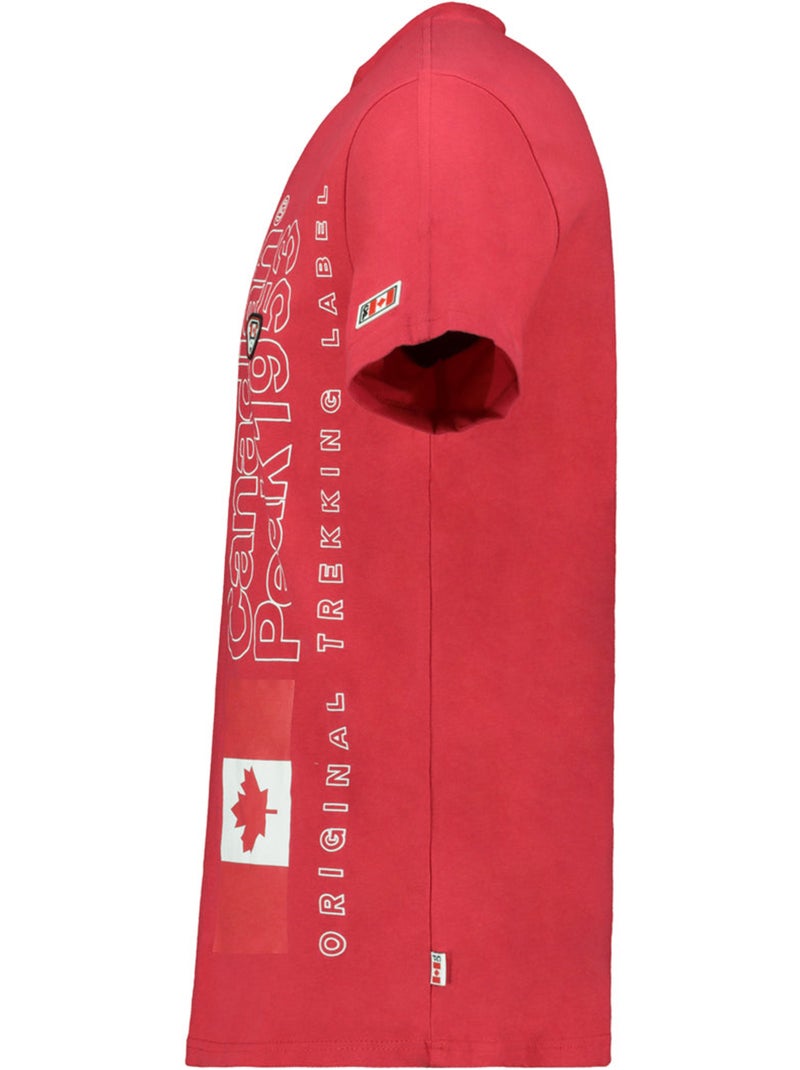 T-shirt stampata jogoeak – canadian peak Rosso - Kiabi