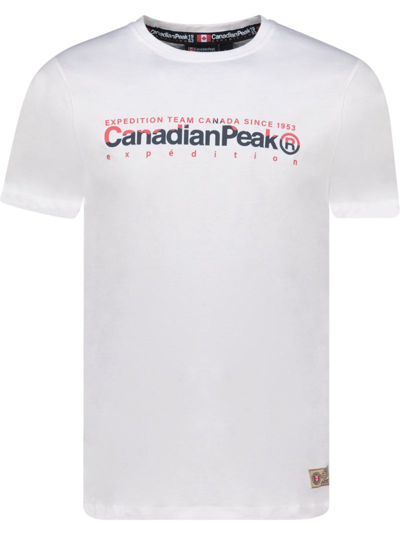 T-shirt stampata jopeakeak – canadian peak Bianco - Kiabi