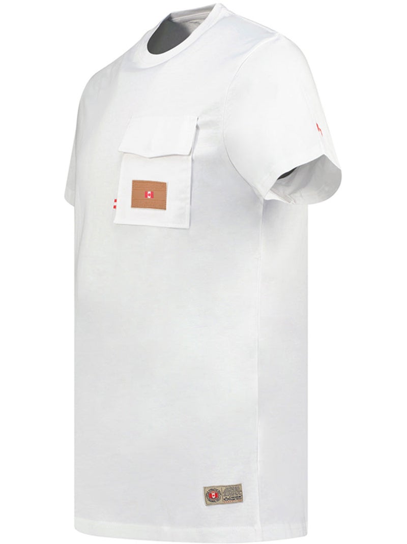 T-shirt stampata josseak – canadian peak Bianco - Kiabi