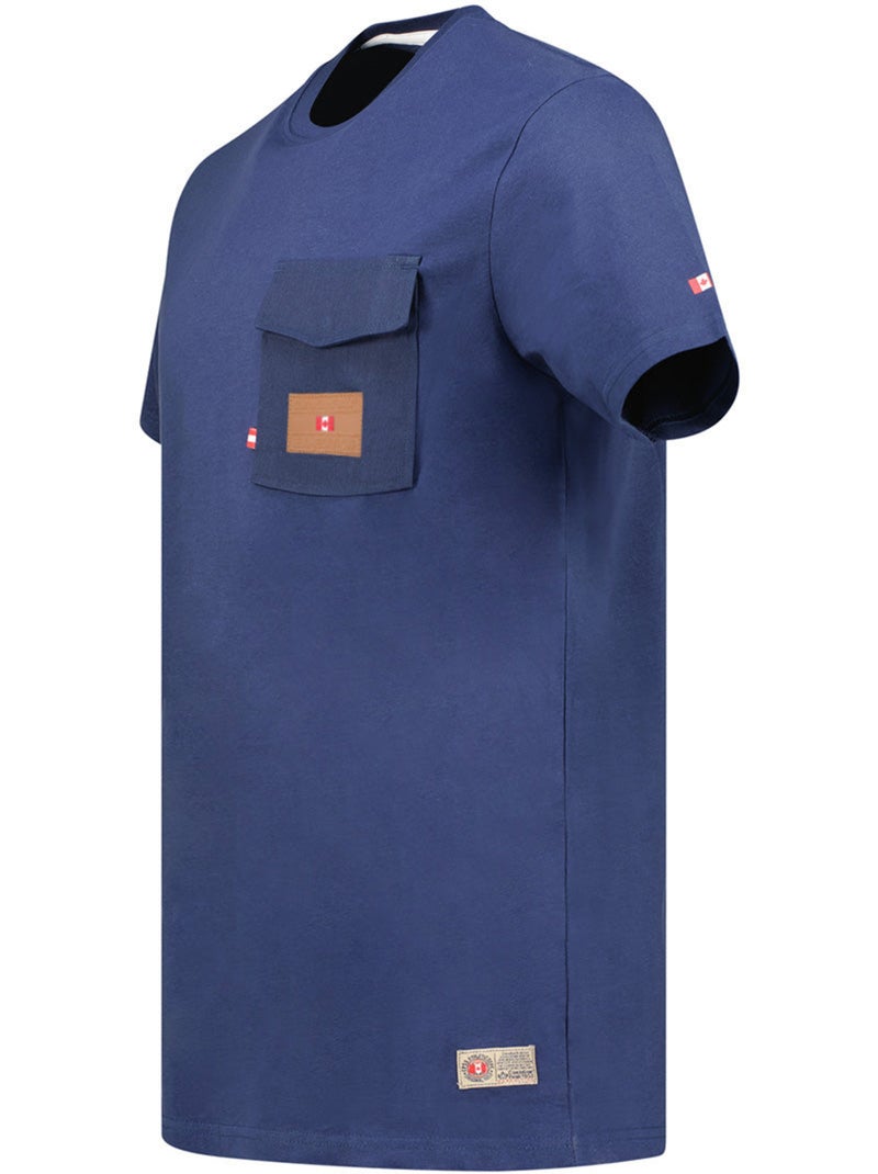 T-shirt stampata josseak – canadian peak Blu marino - Kiabi
