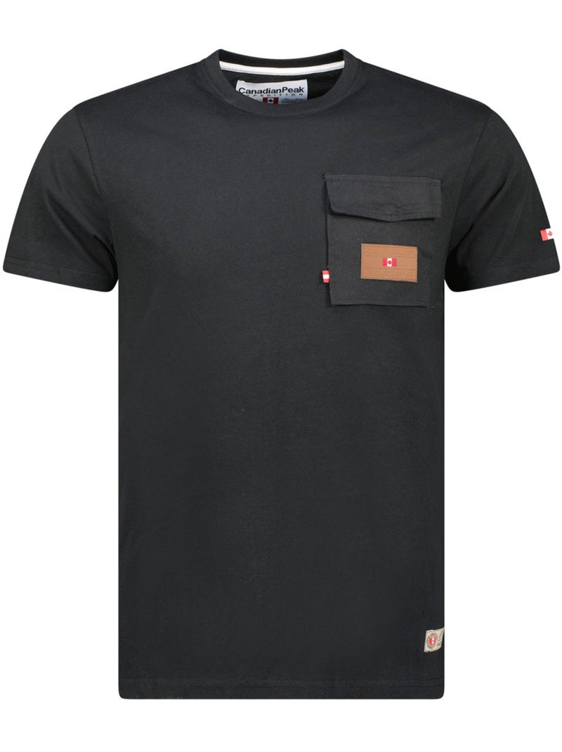 T-shirt stampata josseak – canadian peak Nero - Kiabi
