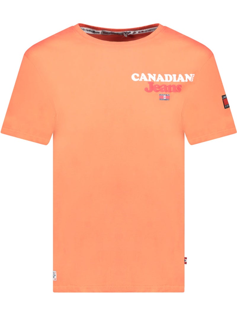 T-shirt stampata jouppeak – canadian peak Corallo - Kiabi