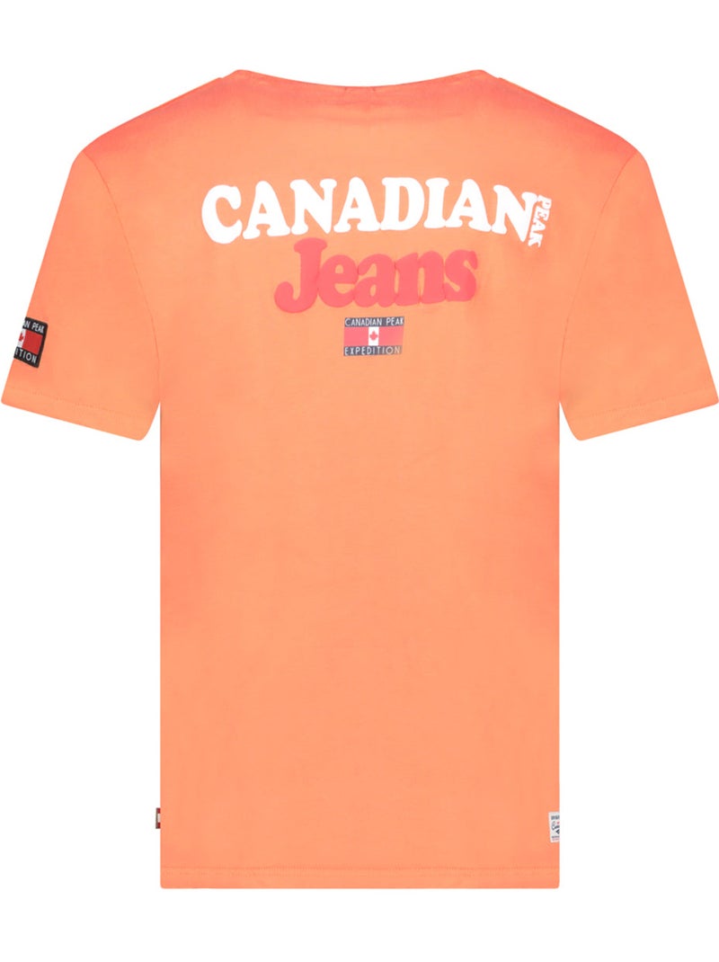 T-shirt stampata jouppeak – canadian peak Corallo - Kiabi