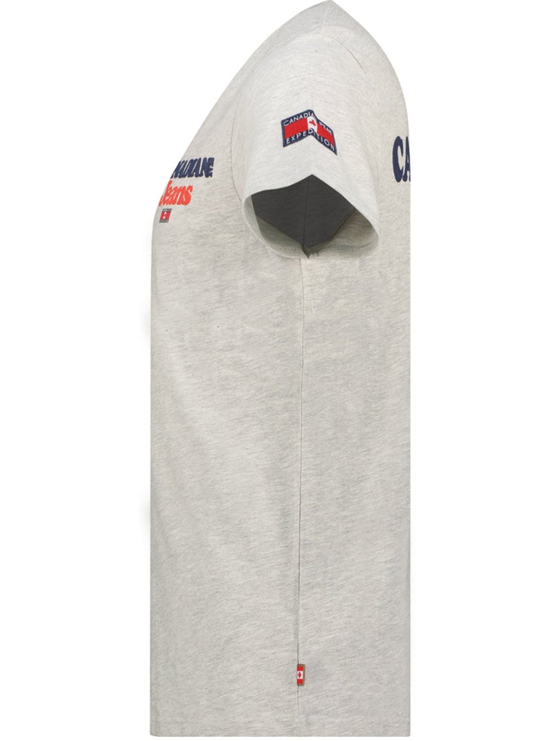 T-shirt stampata jouppeak – canadian peak Grigio chiaro - Kiabi