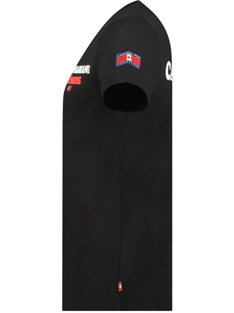 T-shirt stampata jouppeak – canadian peak Nero - Kiabi