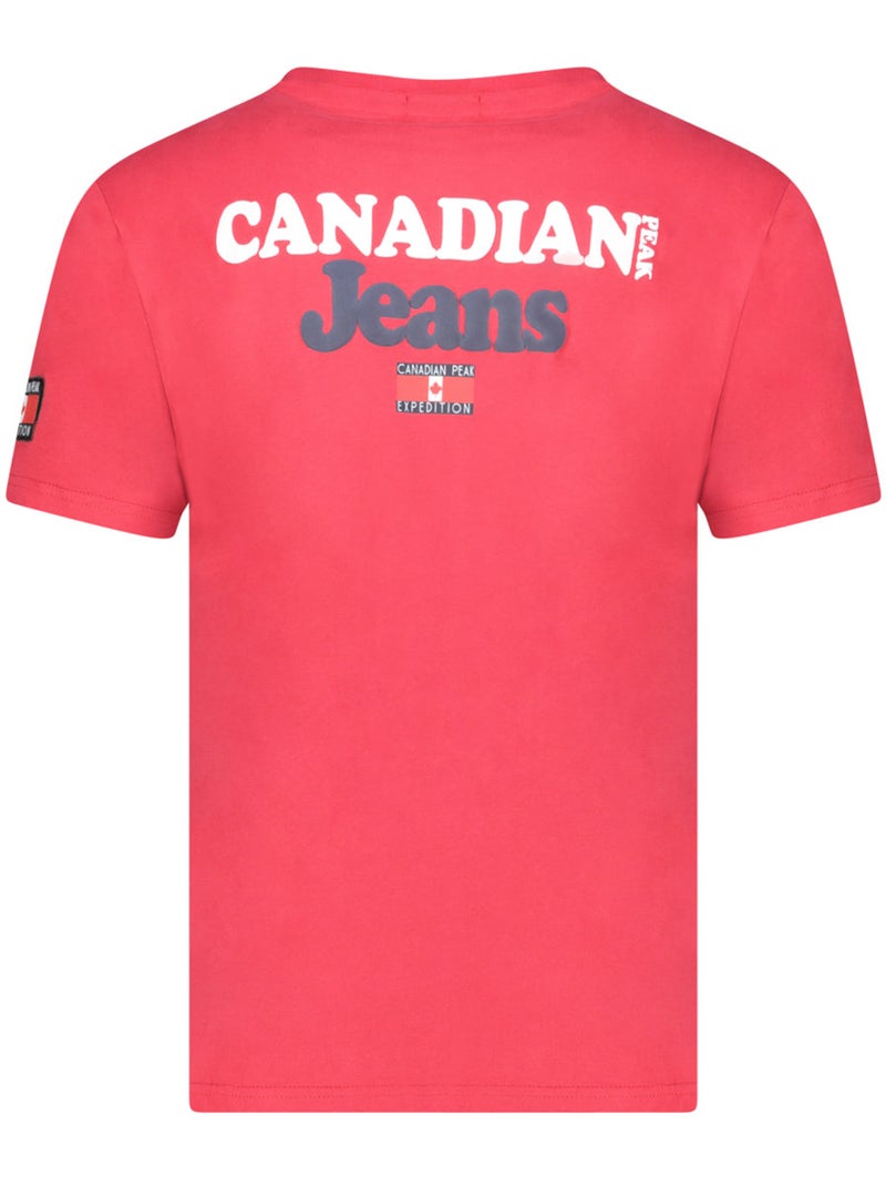 T-shirt stampata jouppeak – canadian peak Rosso - Kiabi
