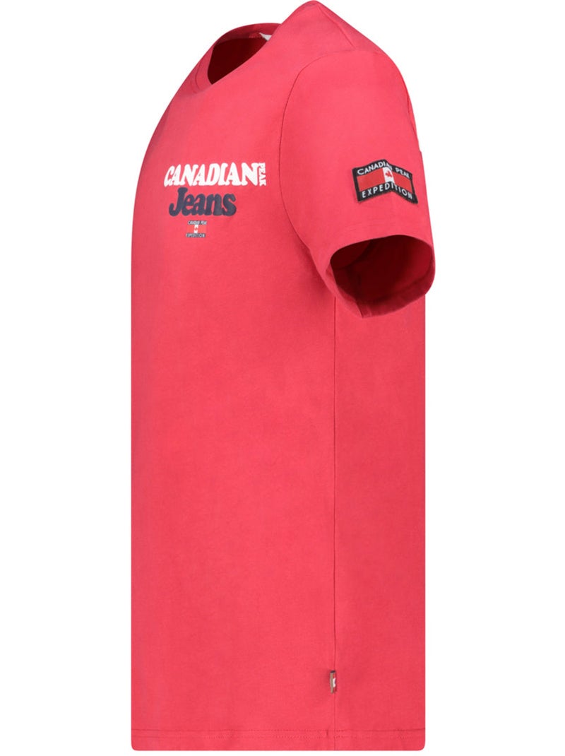 T-shirt stampata jouppeak – canadian peak Rosso - Kiabi