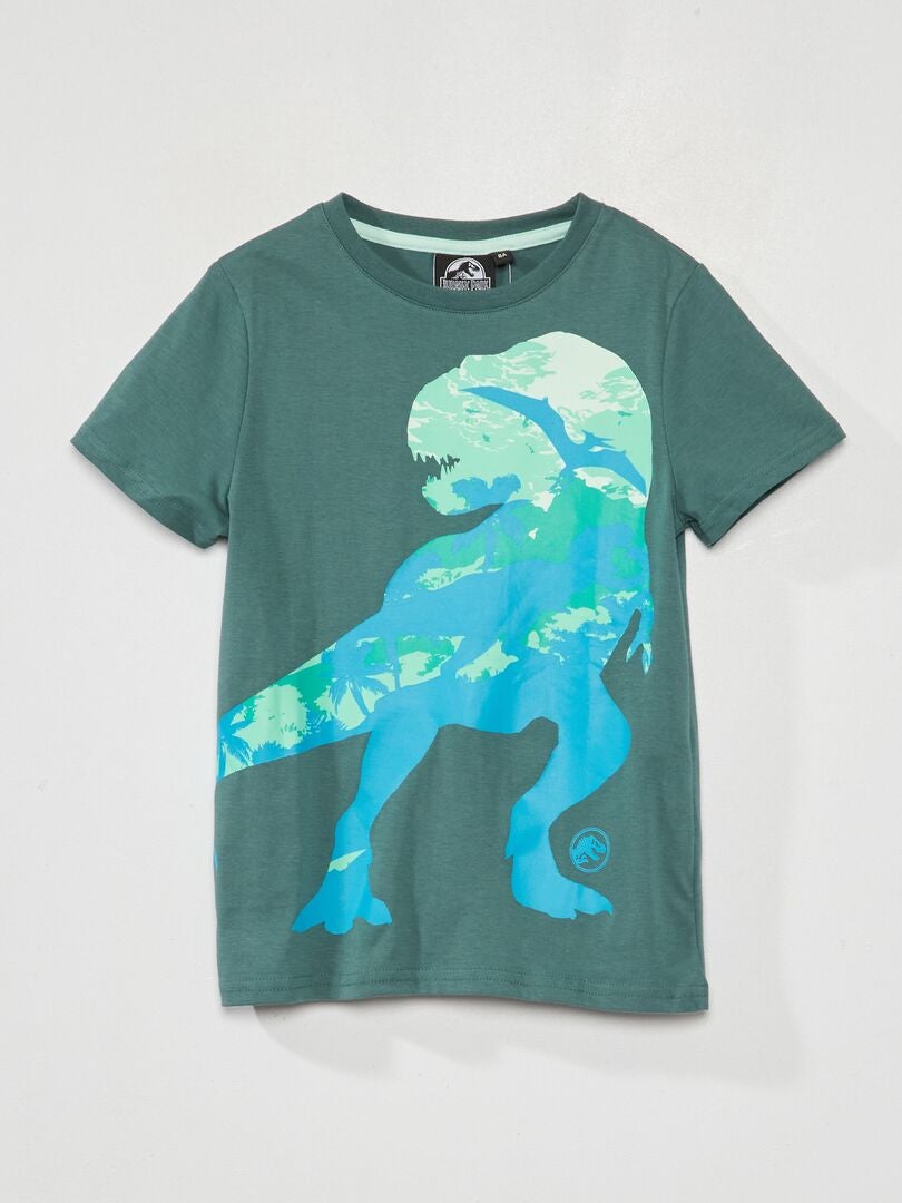 T-shirt stampata 'Jurassic Park' VERDE - Kiabi