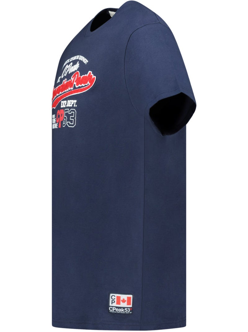 T-shirt stampata jurbeak – canadian peak Blu marino - Kiabi