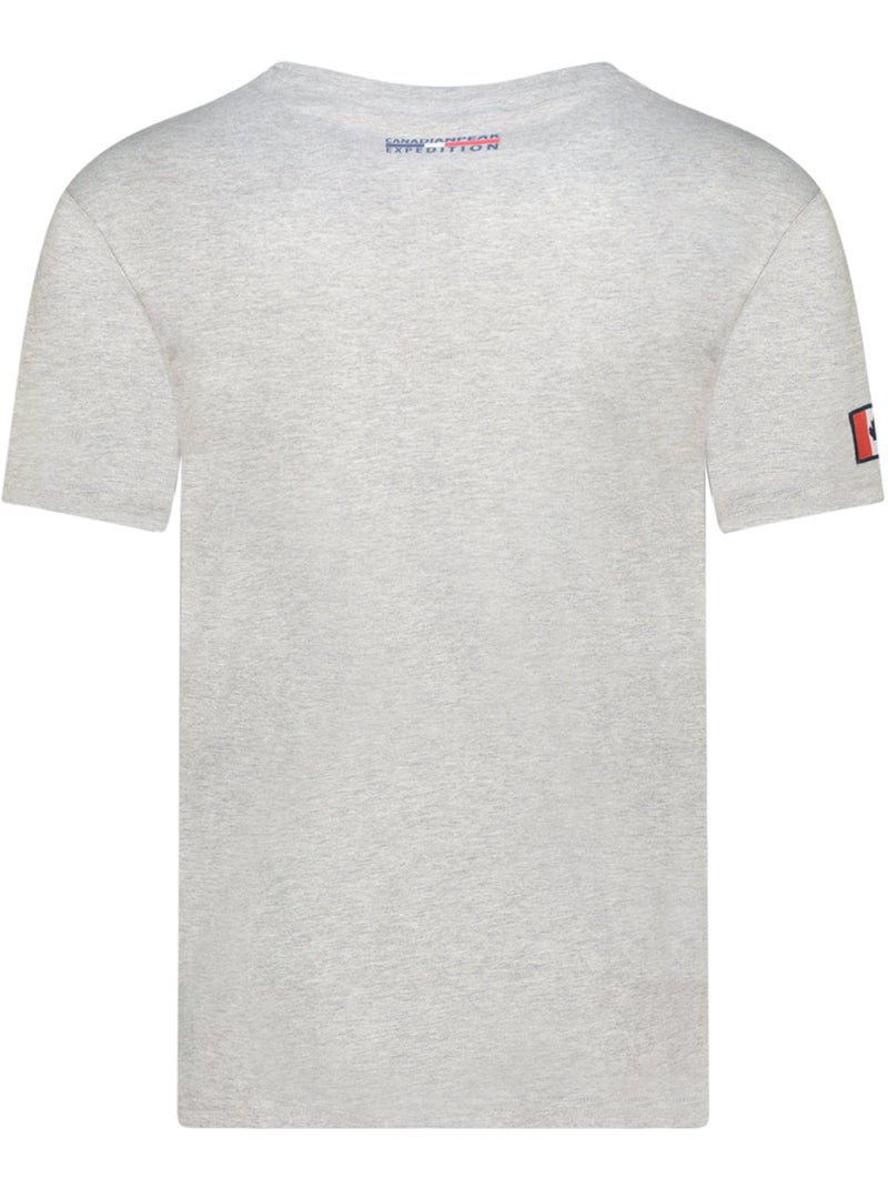 T-shirt stampata jurbeak – canadian peak Grigio chiaro - Kiabi