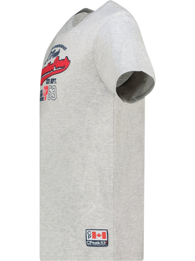 T-shirt stampata jurbeak – canadian peak Grigio chiaro - Kiabi