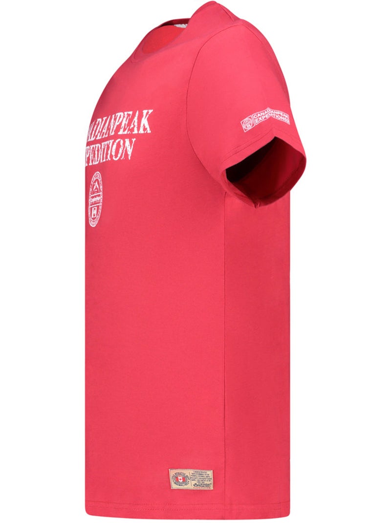 T-shirt stampata jvickeak – canadian peak Rosso - Kiabi