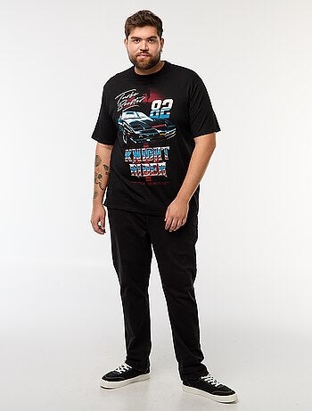 T-shirt stampata 'K2000' a maniche corte