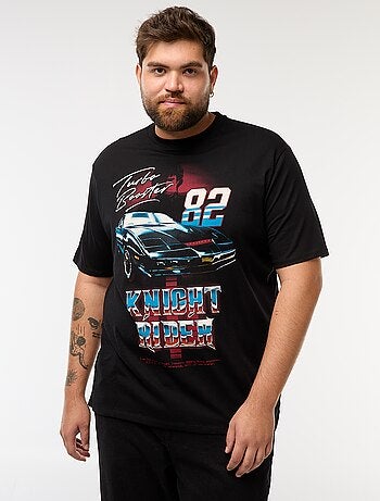 T-shirt stampata 'K2000' a maniche corte