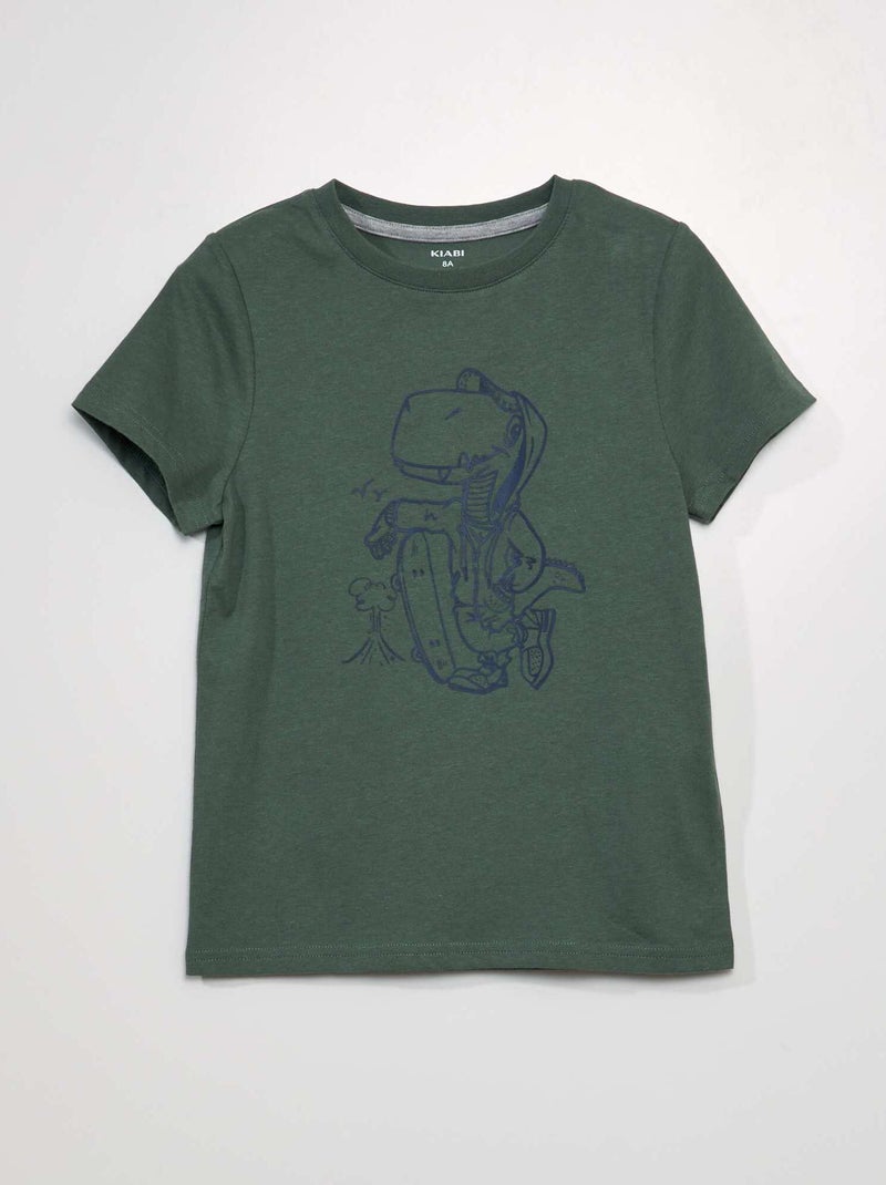 T-shirt stampata KAKI - Kiabi