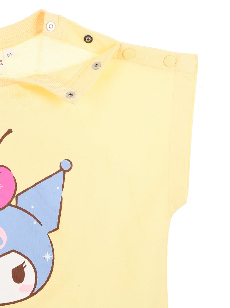 T-shirt stampata 'Kuromi' - Facile da indossare Giallo - Kiabi