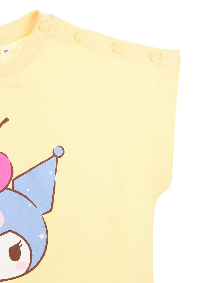 T-shirt stampata 'Kuromi' - Facile da indossare Giallo - Kiabi