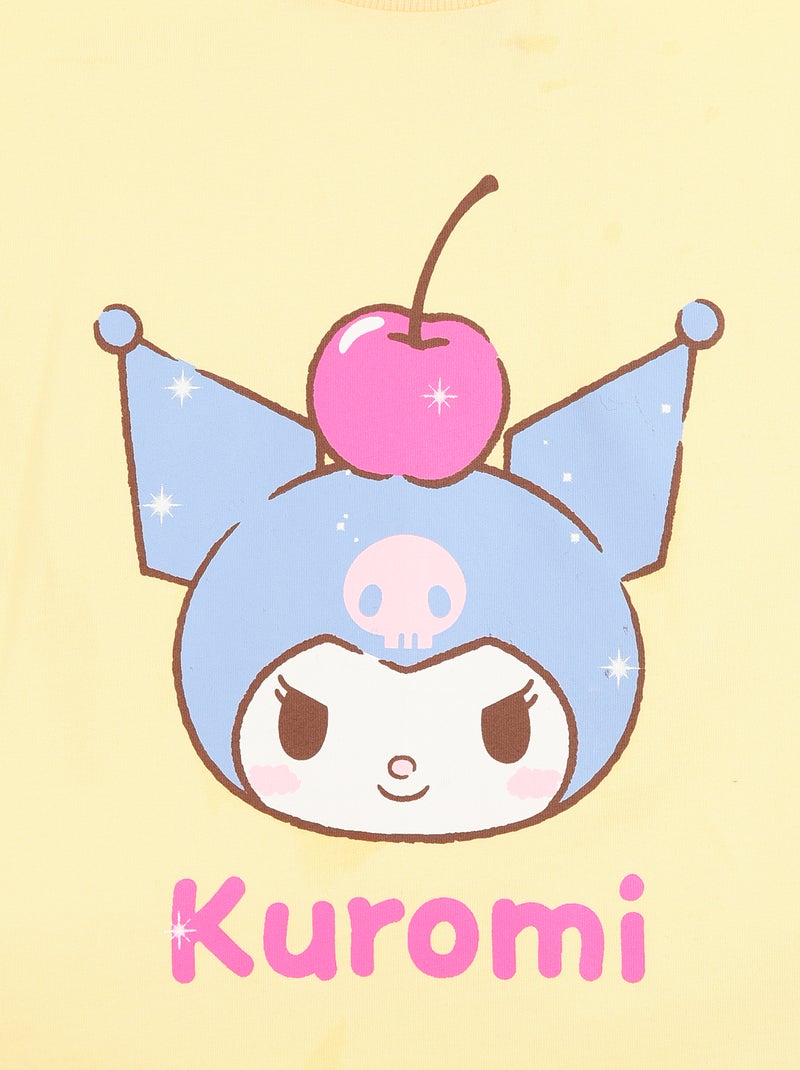 T-shirt stampata 'Kuromi' - Facile da indossare Giallo - Kiabi