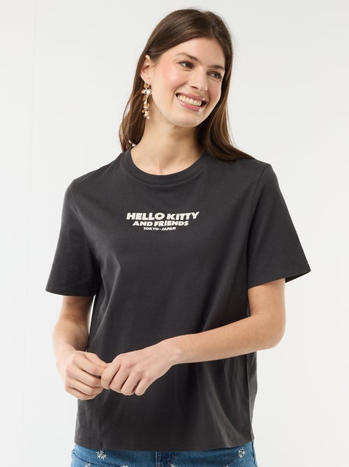 T-shirt stampata 'Kuromi' a maniche corte - Kiabi