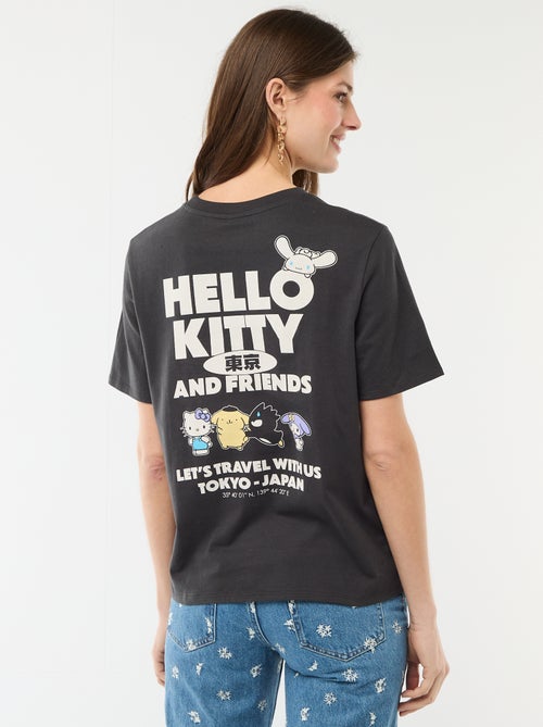 T-shirt stampata 'Kuromi' a maniche corte - Kiabi