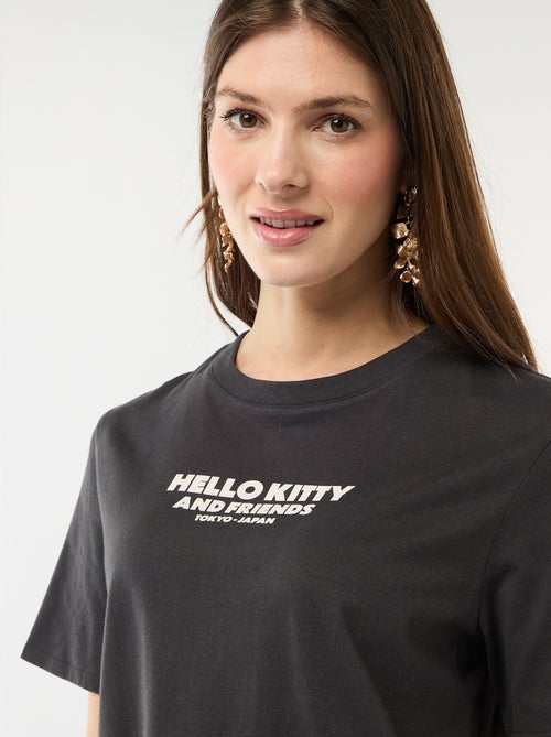 T-shirt stampata 'Kuromi' a maniche corte - Kiabi