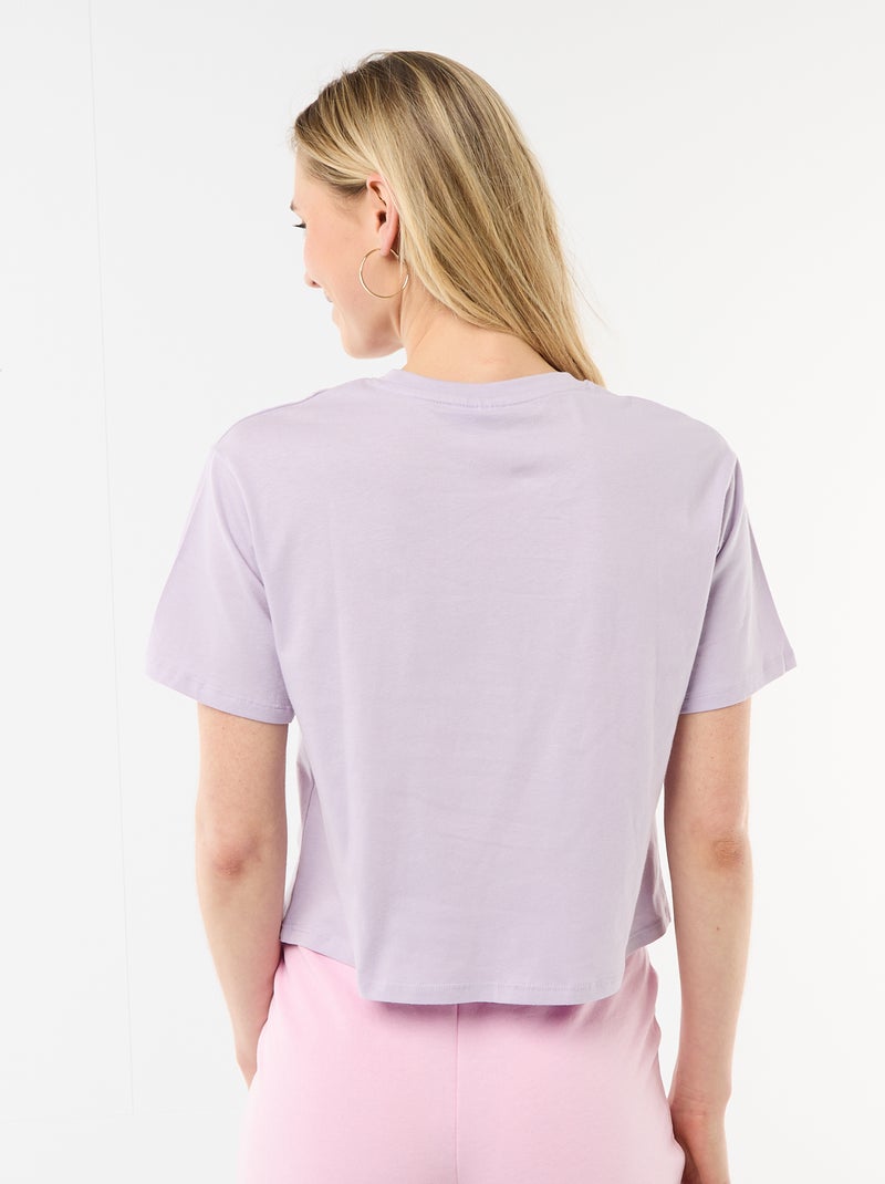 T-shirt stampata 'Kuromi' a maniche corte Rosa - Kiabi