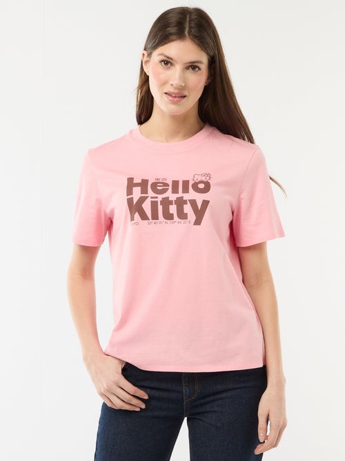 T-shirt stampata 'Kuromi' con stampa fronte/retro - Kiabi