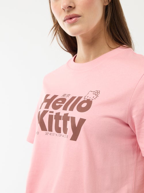 T-shirt stampata 'Kuromi' con stampa fronte/retro - Kiabi