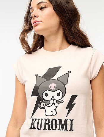 T-shirt stampata 'Kuromi'