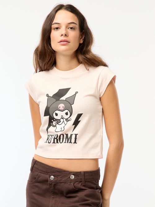 T-shirt stampata 'Kuromi' - Kiabi