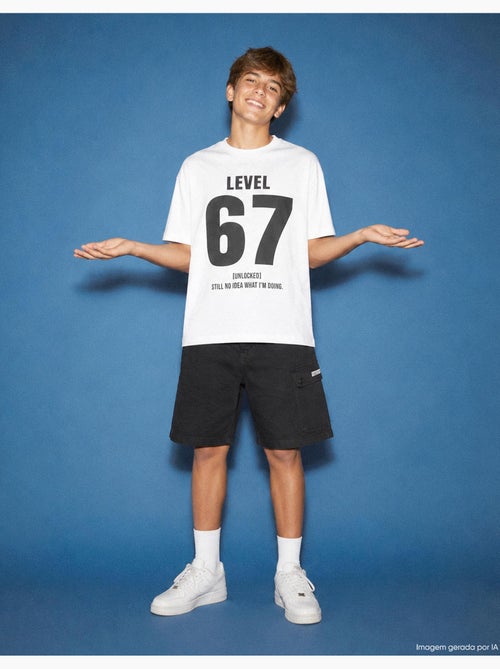T-shirt stampata 'loose fit', mo fashion - Kiabi T-shirt stampata 'loose fit', mo fashion - Kiabi