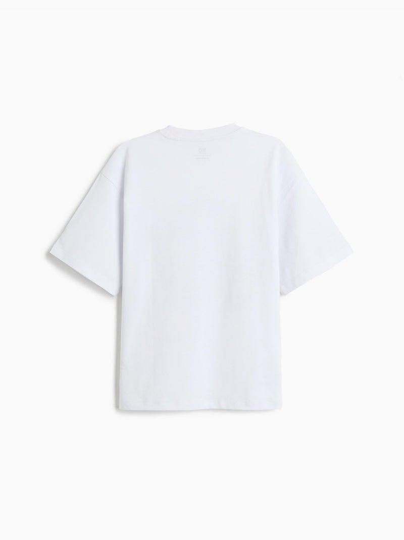 T-shirt stampata 'loose fit', mo fashion Bianco - Kiabi