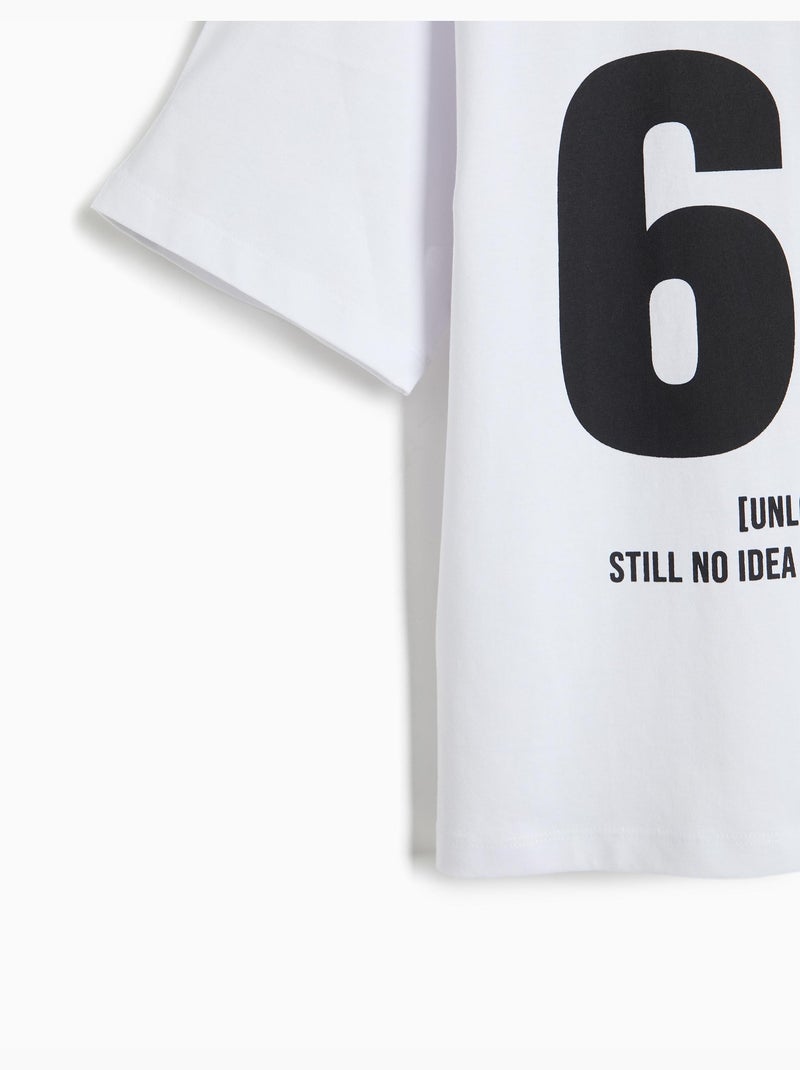 T-shirt stampata 'loose fit', mo fashion Bianco - Kiabi