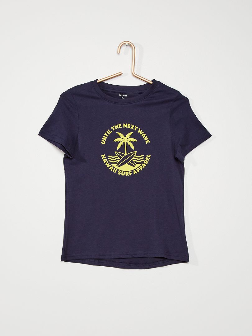 T-shirt stampata 'marinaio' BLU - Kiabi