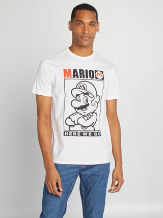 T-shirt stampata 'Mario'