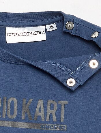 T-shirt stampata 'Mario Kart' - collezione facile da indossare